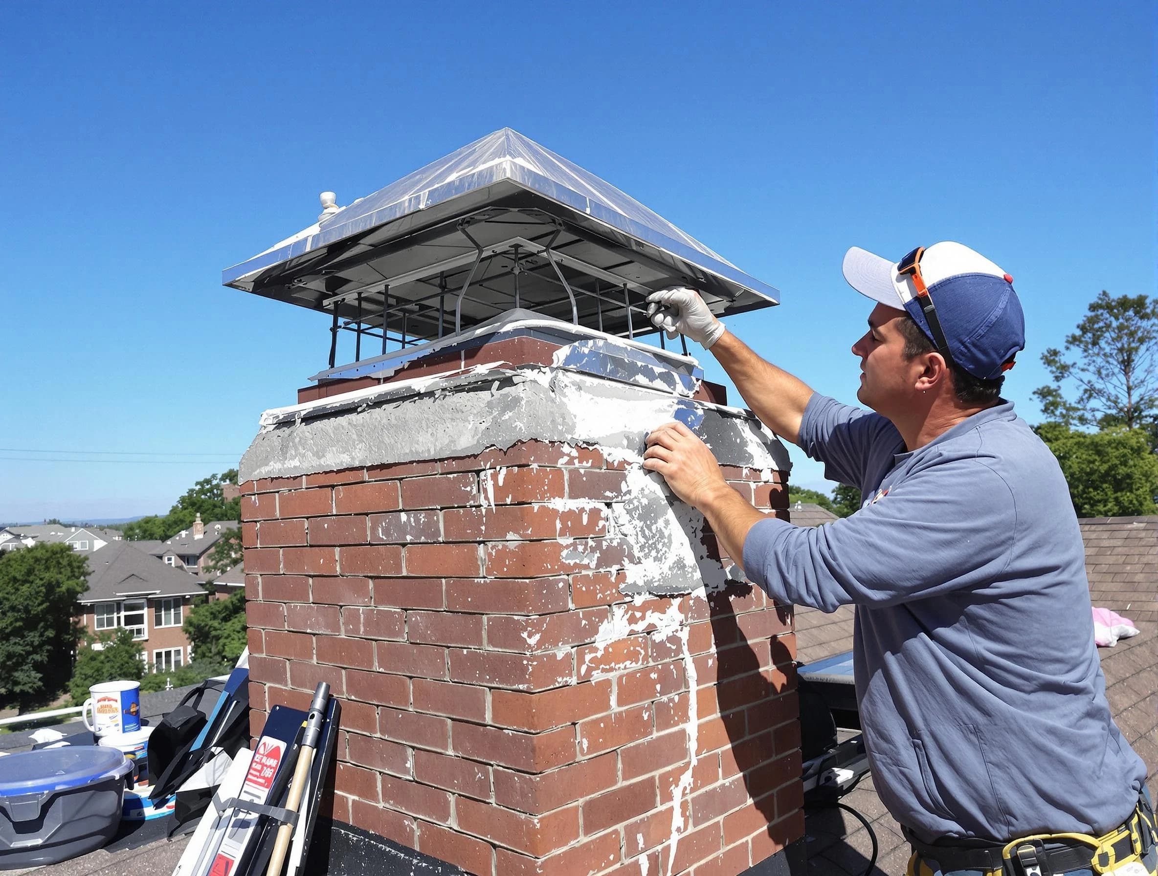 Chimney Crown Services service in West View, PA